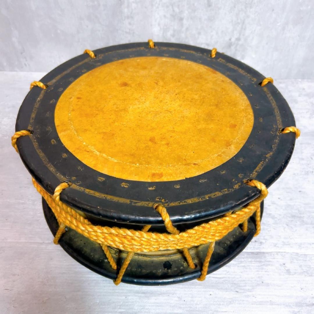 締太鼓 和太鼓 和楽器 締め太鼓 打楽器　台　打面34センチ
