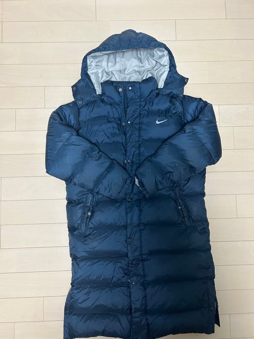 【極暖】NIKE（ナイキ）ロングダウンコート ベンチコート Lサイズ