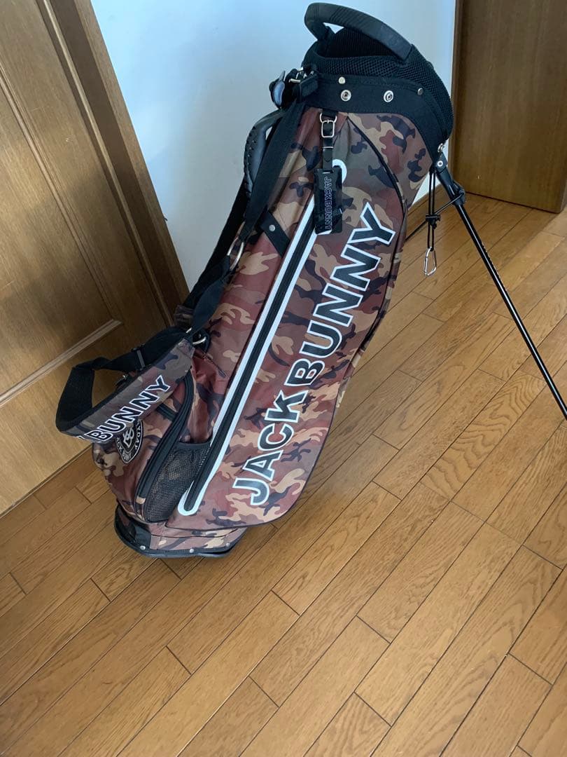本日限定価格❗️JACK BUNNY 迷彩キャディバッグ