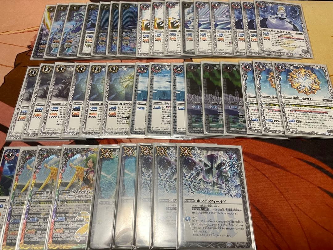 バトスピ 氷姫デッキ　白起幻