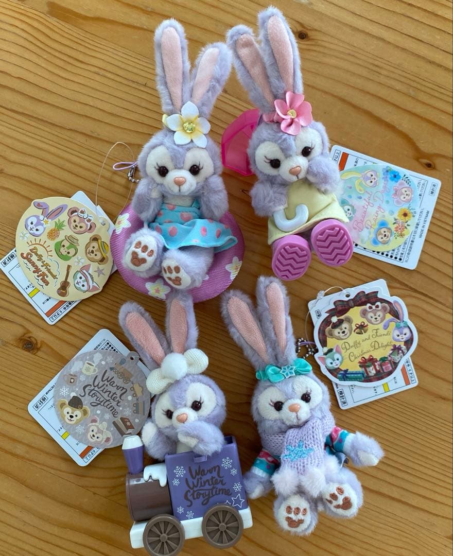 ステラルー　ぬいぐるみストラップ　4点セット
