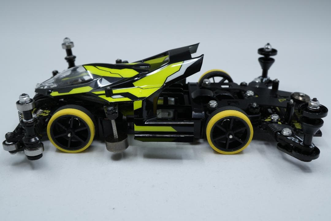 ミニ四駆 MSフレキ 完成マシン 蛍光機甲Ver. 海外優勝仕様