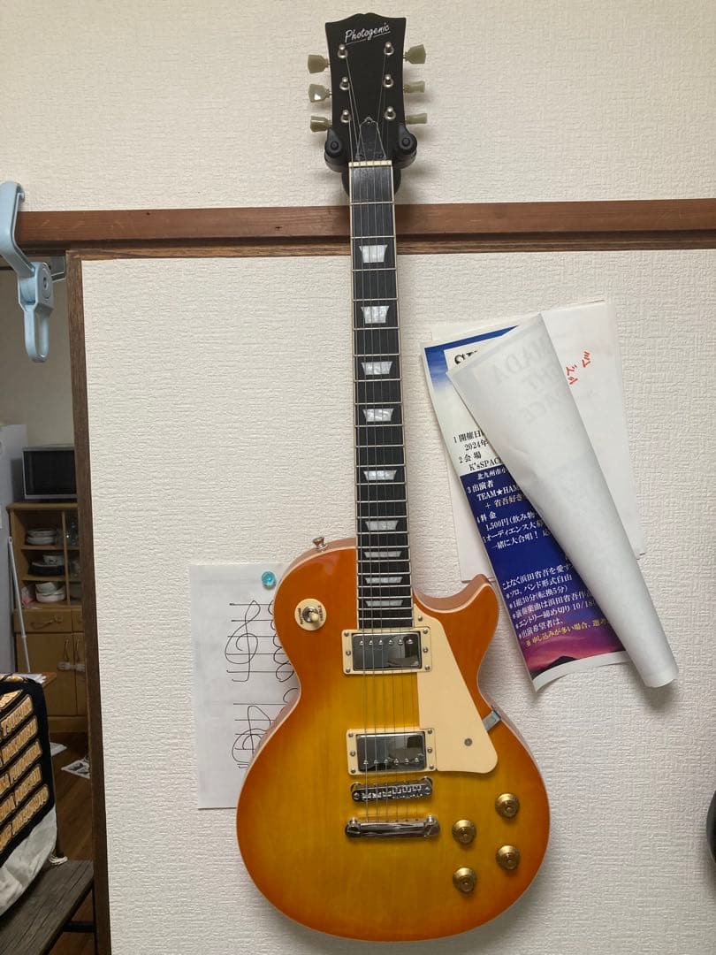 Photogenic エレキギター オレンジ
