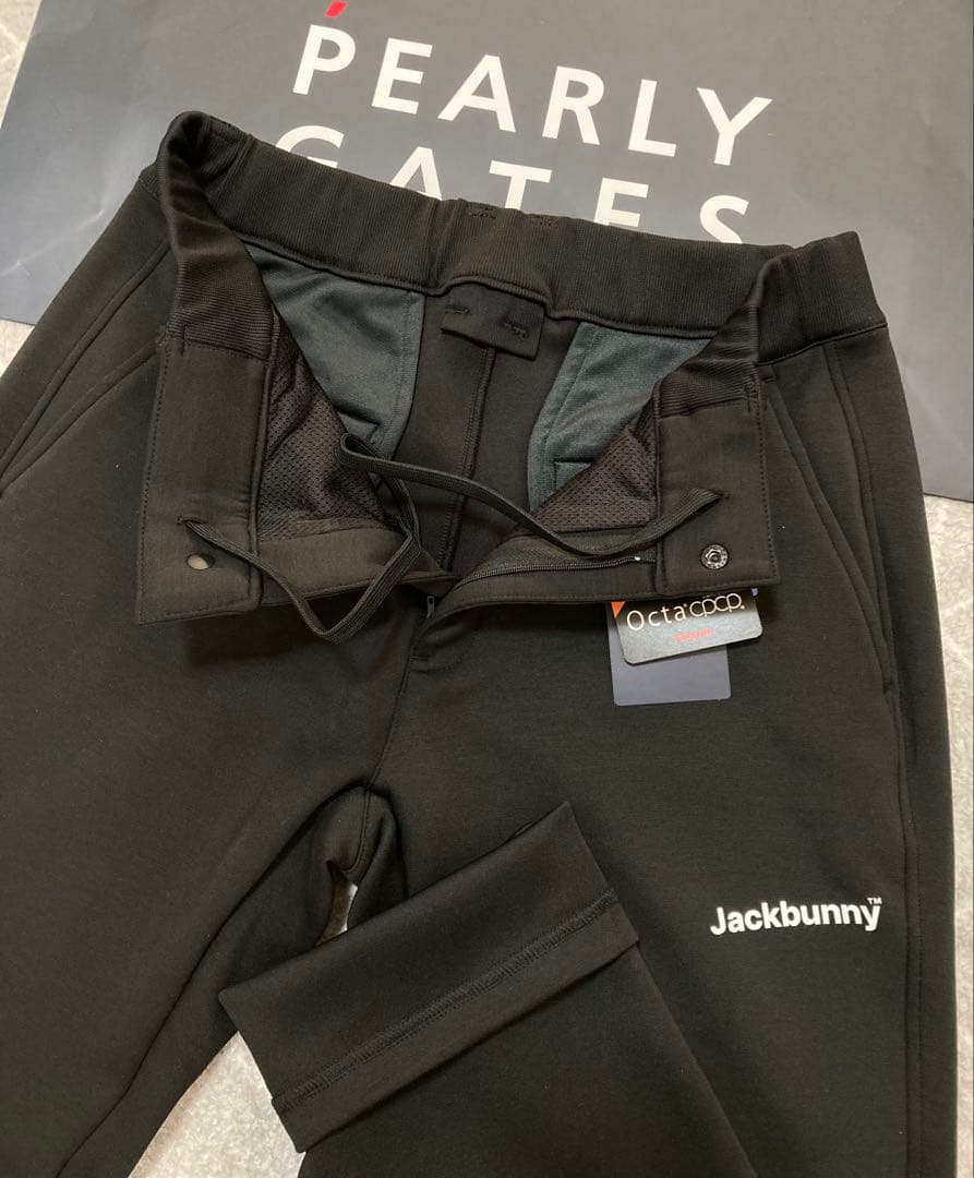 新品 パーリーゲイツ ジャックバニー オクタ裏地付きダンボールパンツ(5)L/黒