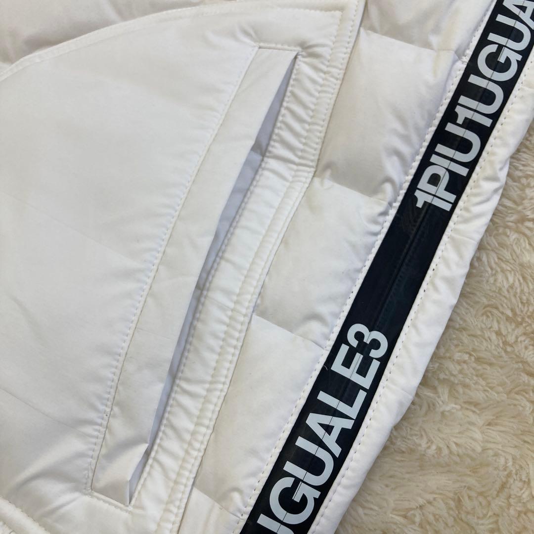 極美品！1PIU1UGUALE3 GOLF ダウンスニードジャック　ホワイト　L