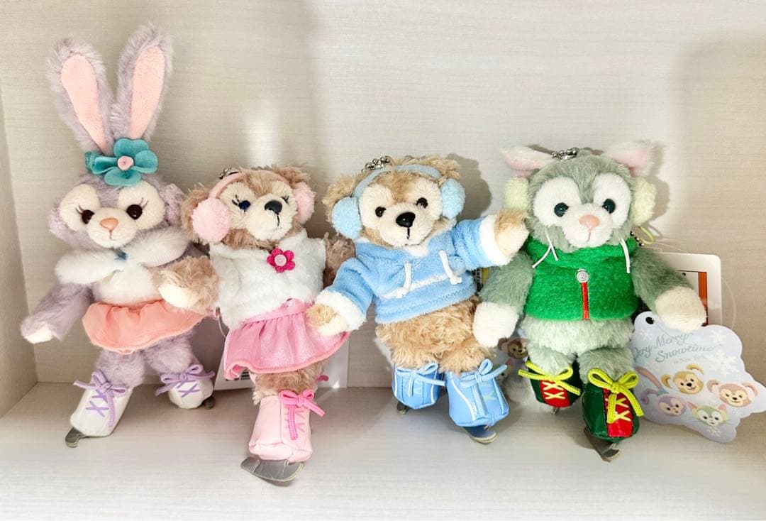 ディズニー　ダッフィー　シェリーメイ　ジェラトーニ　ステラルー　ぬいスト　冬