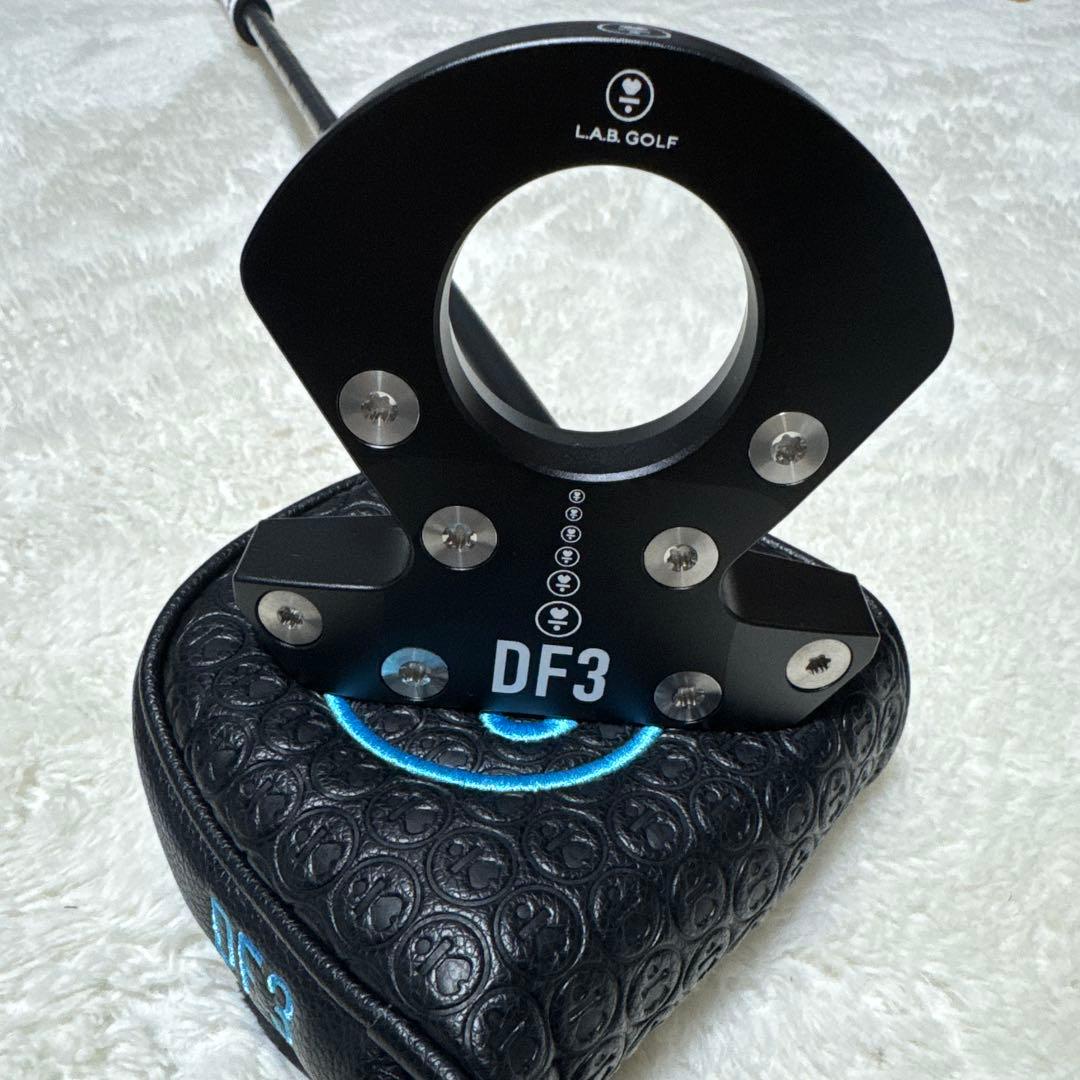 【美品】ラブゴルフ LAB GOLF DF3 ブラック ゼロトルク パター