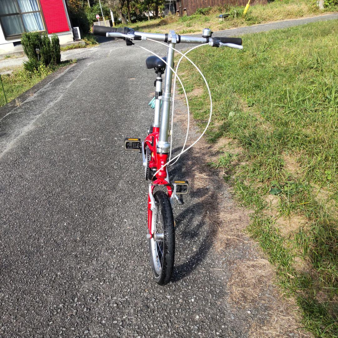 Curve D3 折りたたみ自転車 レッド 700C