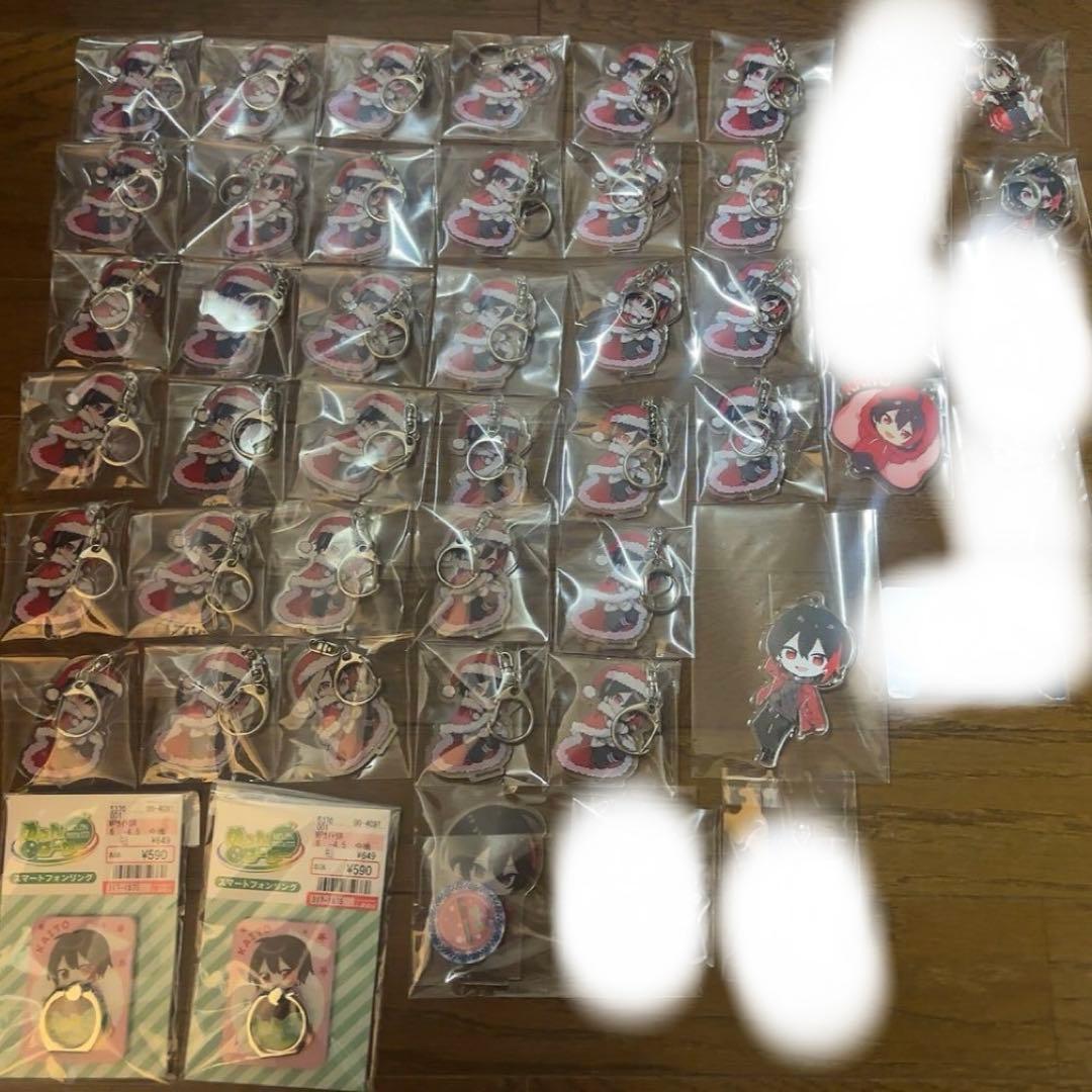 めろんぱーかー　かいと　缶バッジ　KAITO めろぱか　アクリルキーホルダー