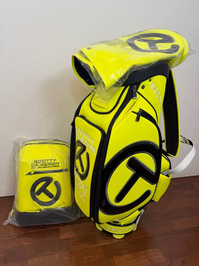 SCOTTY CAMERON キャディバッグ&リュックセット　イエロー