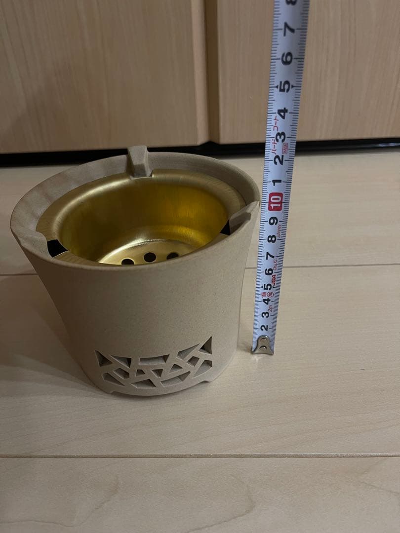 陶製茶道具 円形 火鉢　涼炉　鉄瓶用 即購入◯ 値下げ不可