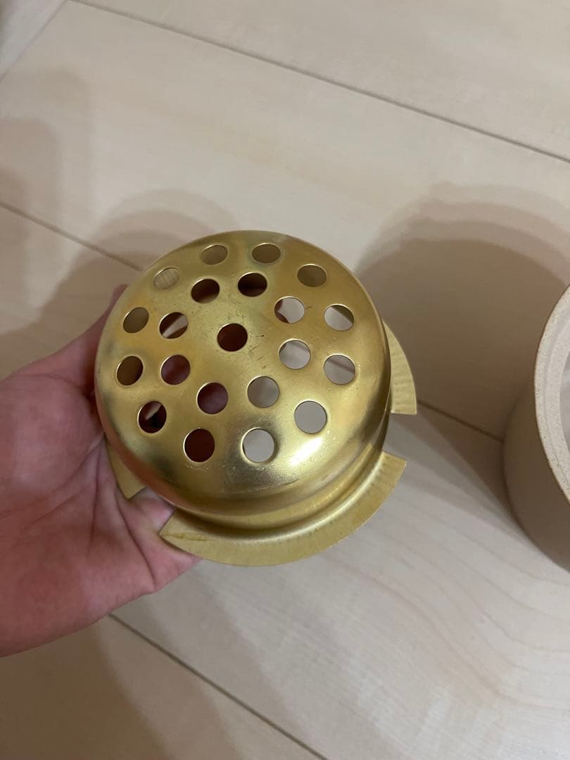 陶製茶道具 円形 火鉢　涼炉　鉄瓶用 即購入◯ 値下げ不可