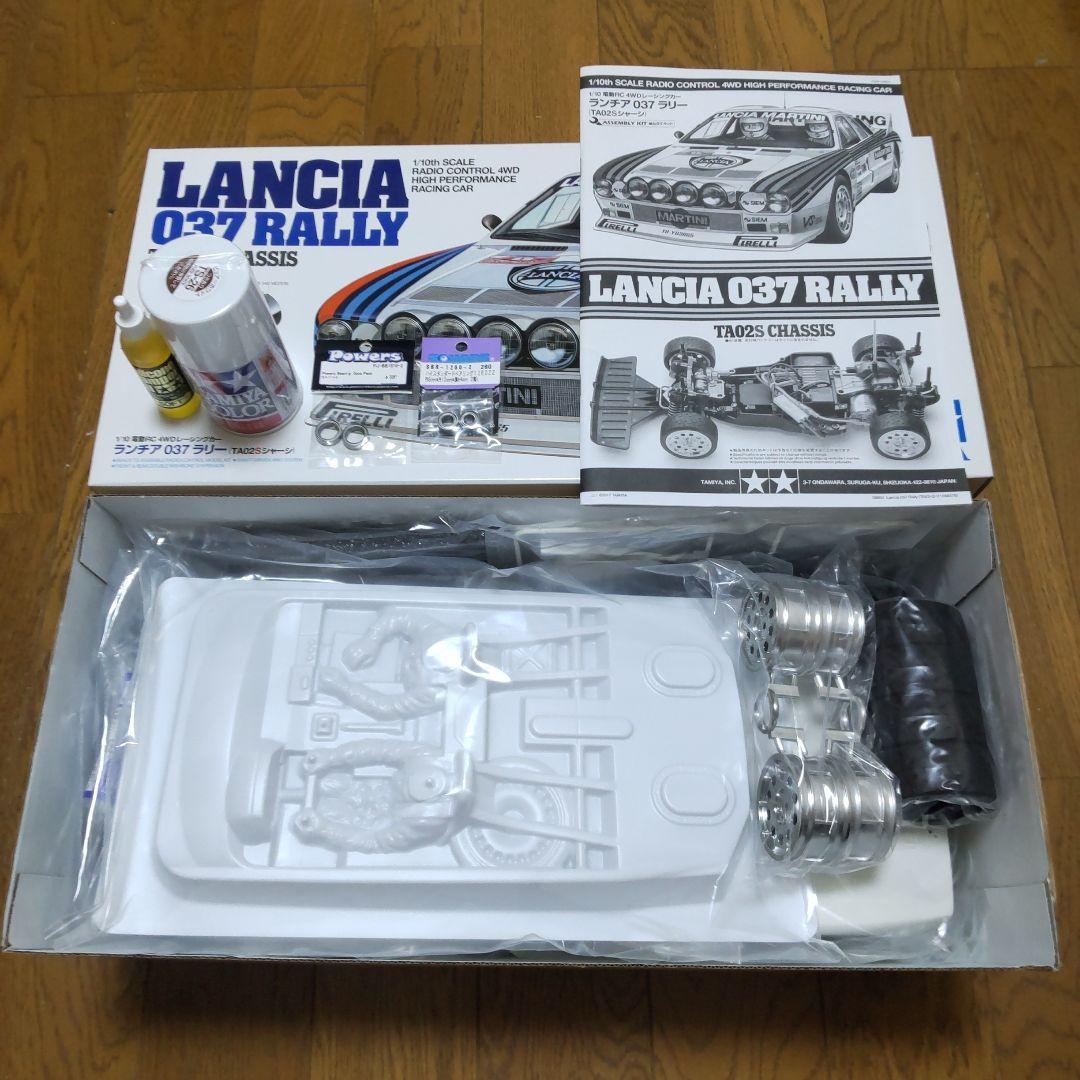 タミヤ 1/10 未組立ランチア037ラリー