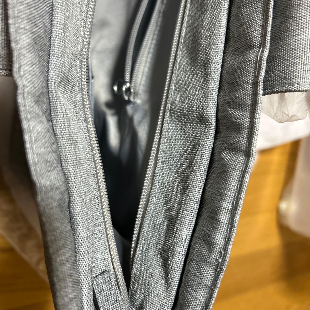 ADMRALグレーテニスゴルフサイドアーチロゴビッグトートバッグATMZ508