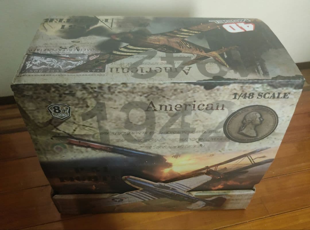 希少 1/48 アメリカ傑作機 P-51Dマスタング簡単組立接着剤塗装不要 6機