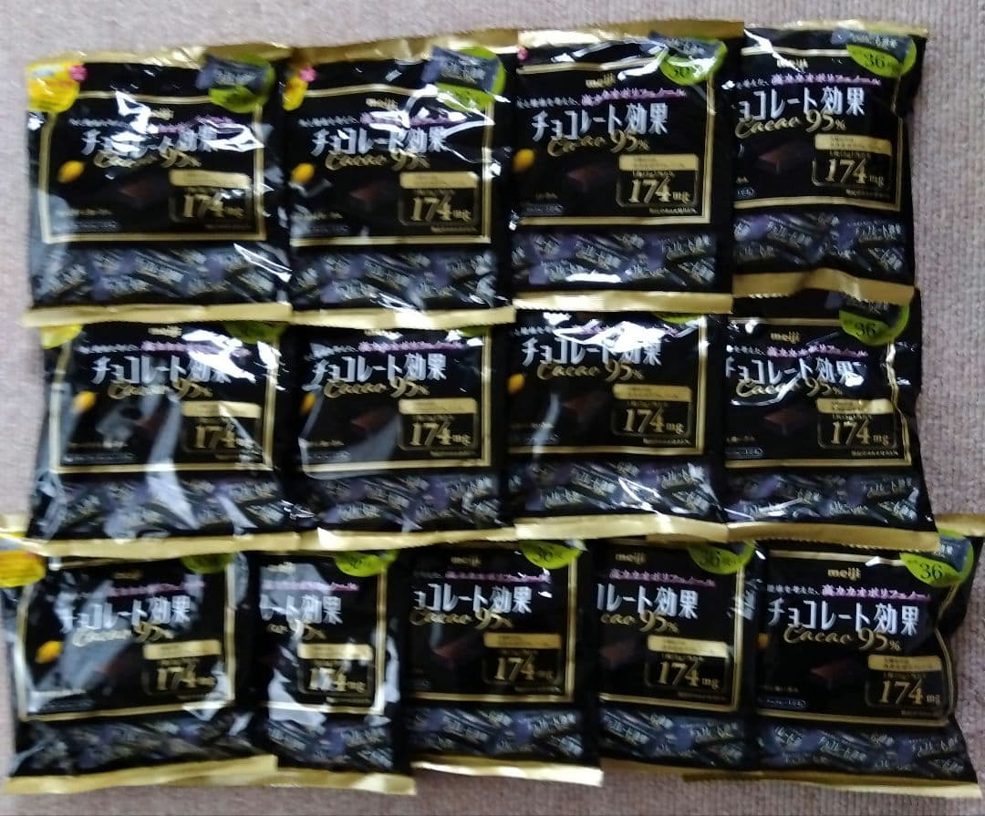 明治　チョコレート効果95%　徳用パック(36枚入) ✕ 13袋
