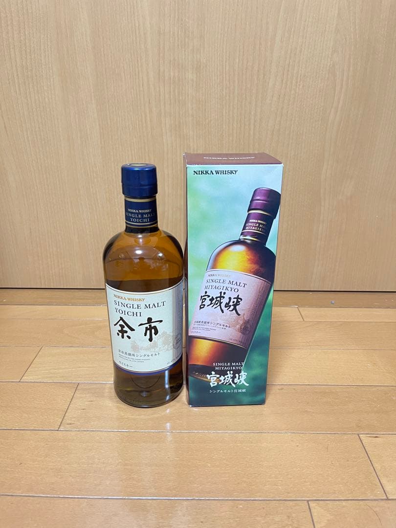 余市　宮城峡　シングルモルト 700ml 2本セット