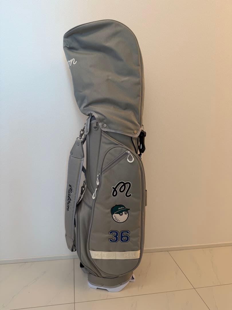 Malbon Golf キャディバッグ グレー美品