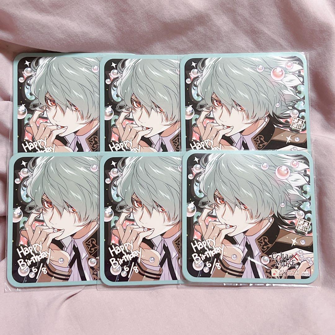 Collar×Malice カラマリ　笹塚尊　コースター　6点