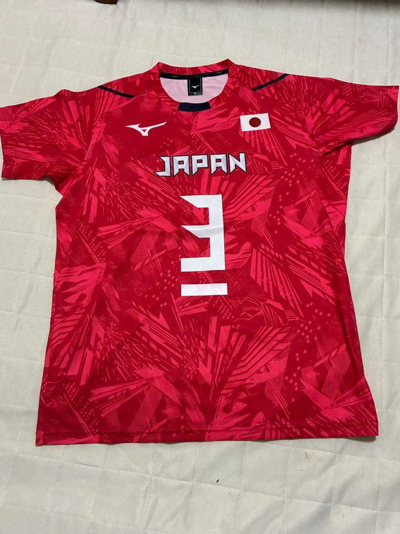 ミズノ バレーボール女子日本代表 古賀紗理那　ユニフォーム Tシャツ
