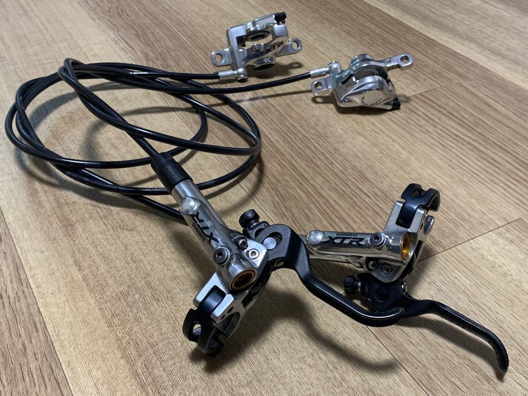 シマノXTRディスクブレーキ前後セット中古