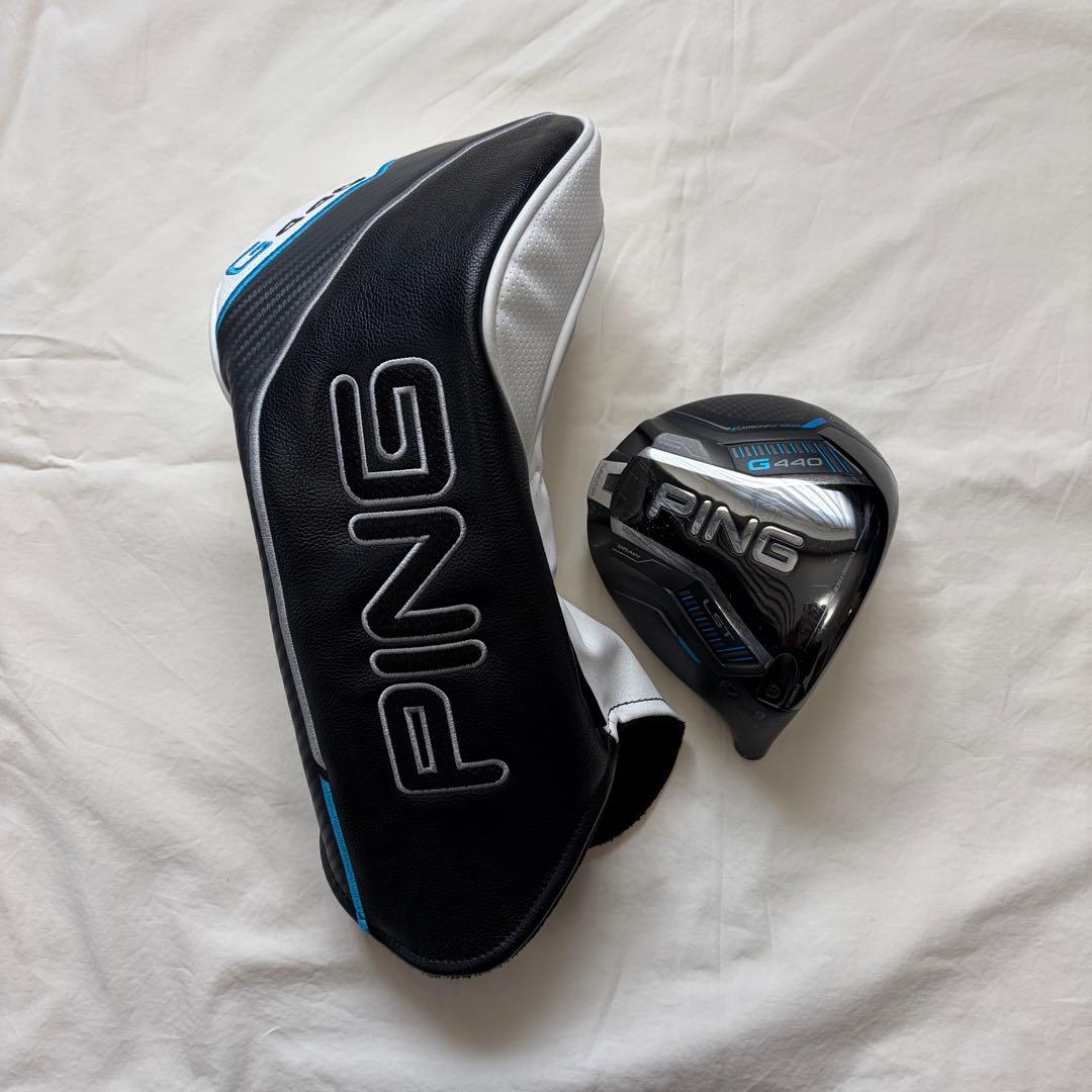 【美品】PING G440 LST 9° ドライバー （ヘッド+ヘッドカバー）