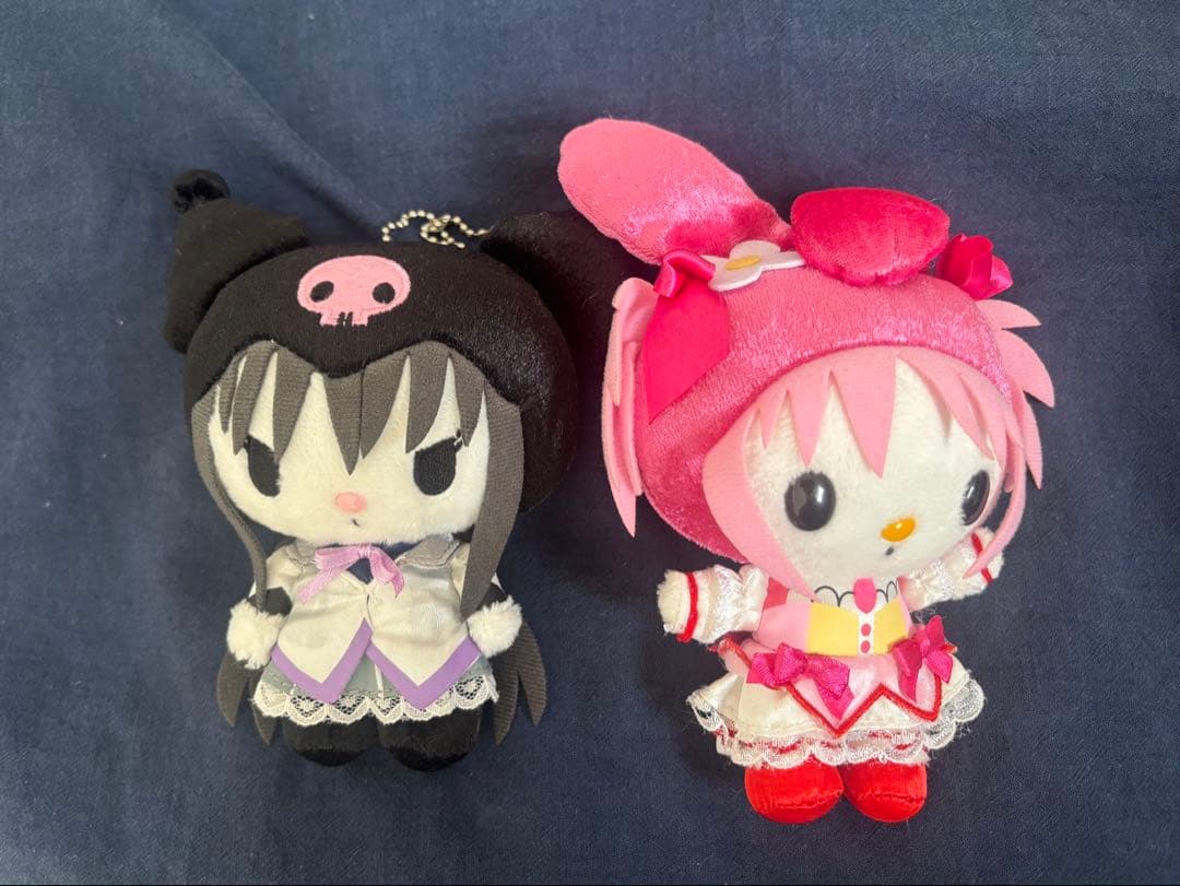 マドカ・マギカ マイメロ&クロミ ぬいぐるみキーホルダー