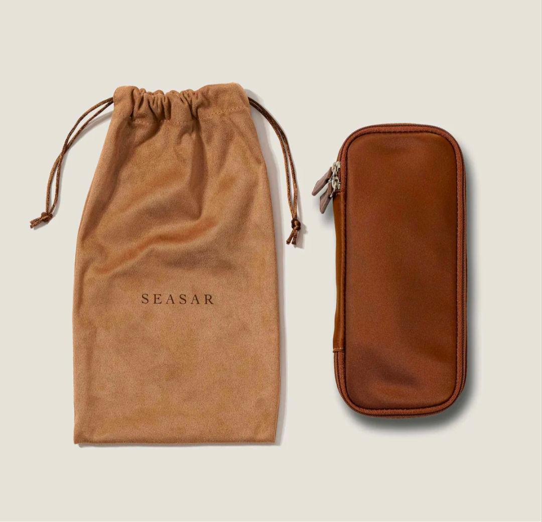シーサー　SEASAR オクトフォールド ペンケース　カルロスナイロンブラウン