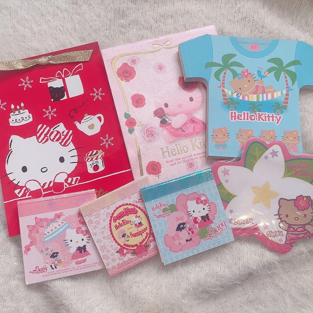 【レアメモセット】　平成　レトロ　メモ帳　まとめ売り　キティ