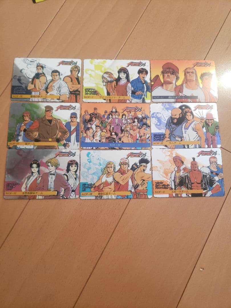 KOF94トレーディングカードセット 9枚