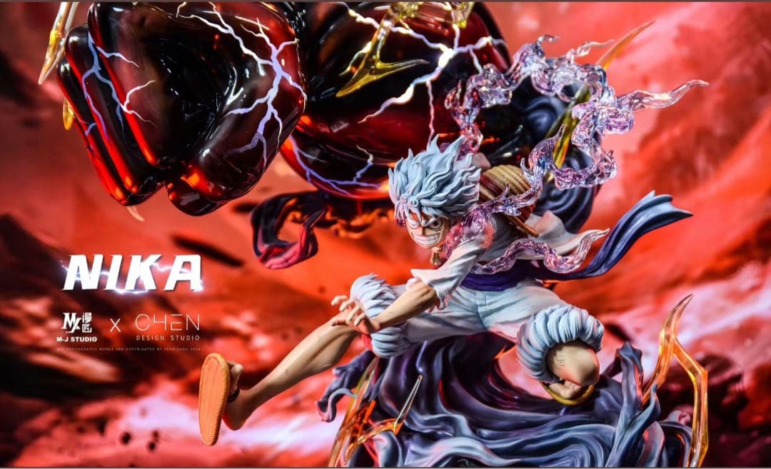 ワンピース ギア5 ニカ ルフィ【赤】 ガレージキット フィギュア