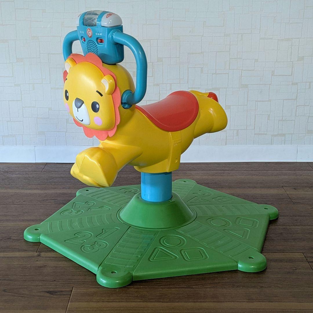 限定品 フィッシャープライス はずむ！まわる！バイリンガル・らいおん