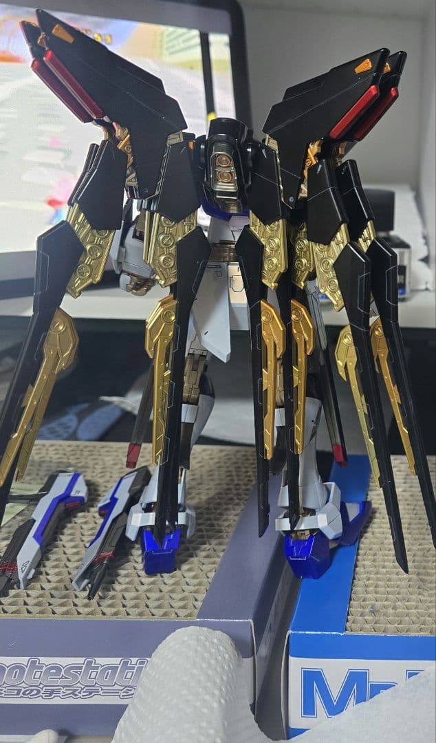 MG ストライクフリーダム 蛍光×キャンディ塗装 全塗装 一点物 展示実績あり
