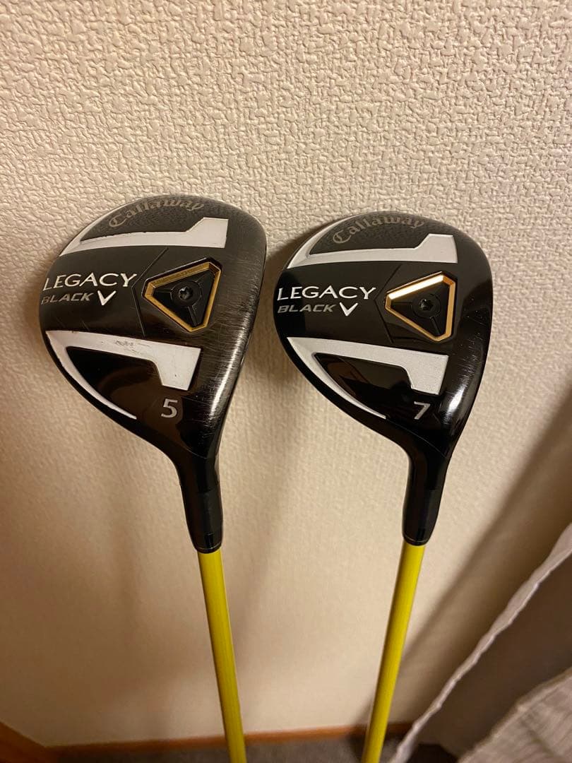 レガシーブラック　フェアウェイウッド　5w 7w 2本セット