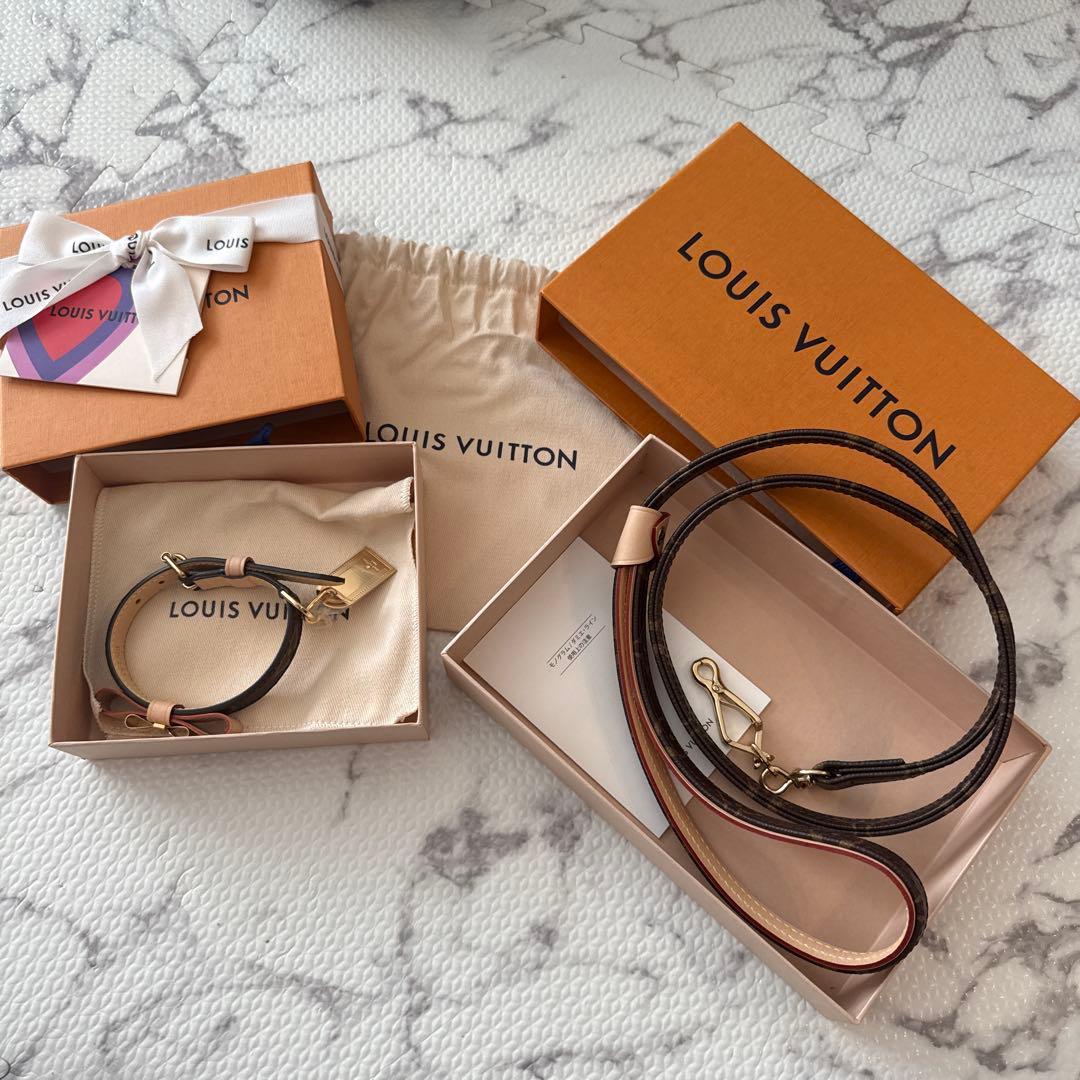 【新品未使用】　LOUIS VUITTON ルイヴィトン　リード　首輪　犬　S