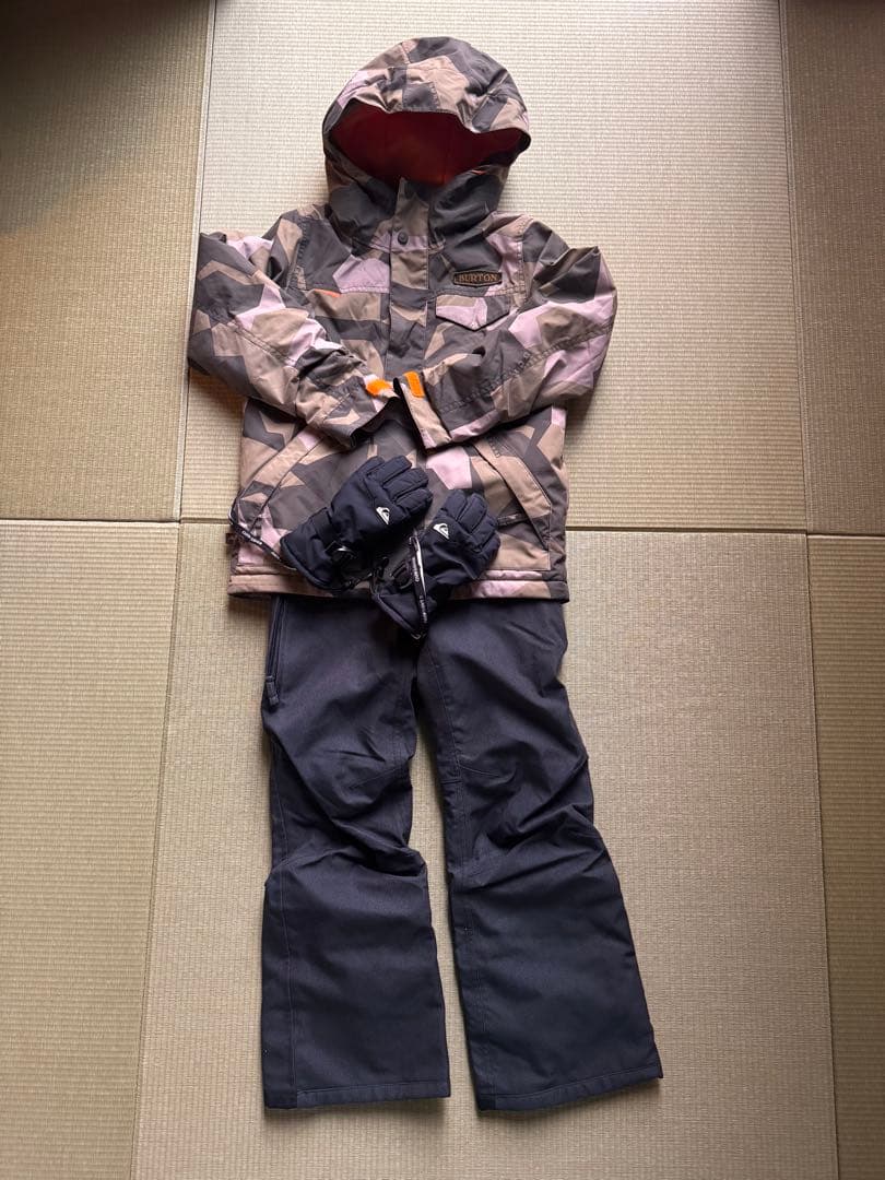 バートン　スノーボードウェア　キッズ　Burton 上下セット