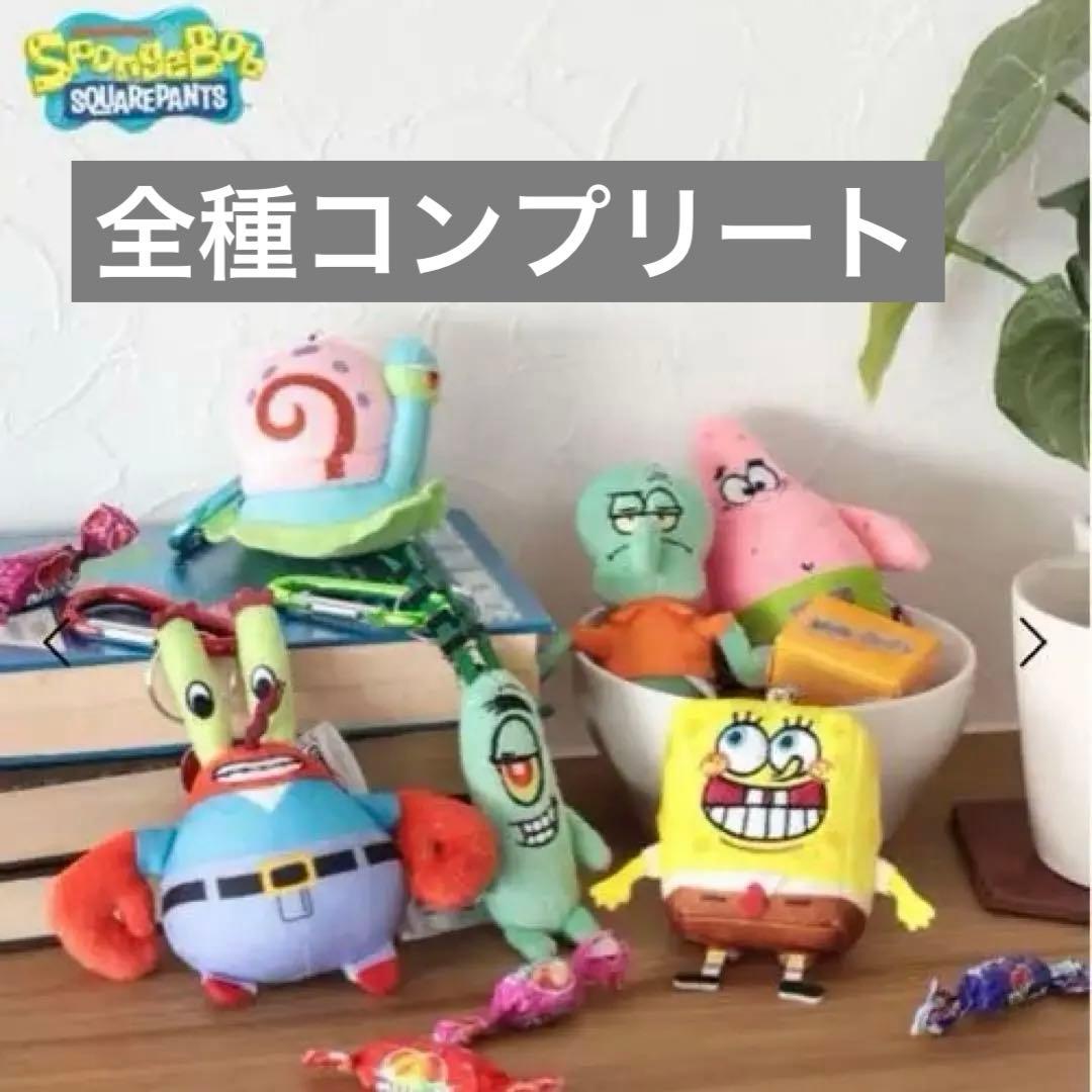 スポンジ・ボブ ぬいぐるみ キーホルダー6体セット BAYFLOW