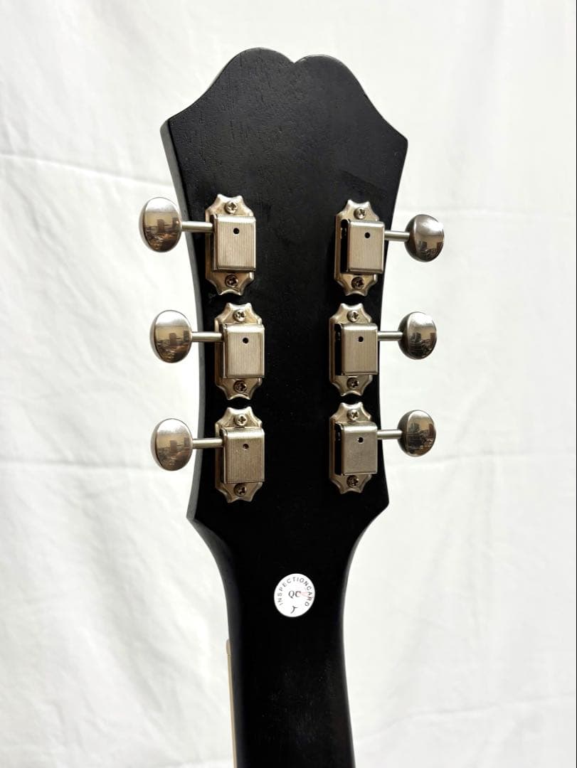 【新品弦張替済】Epiphone CASINO WORN ロック式ペグ ブラック