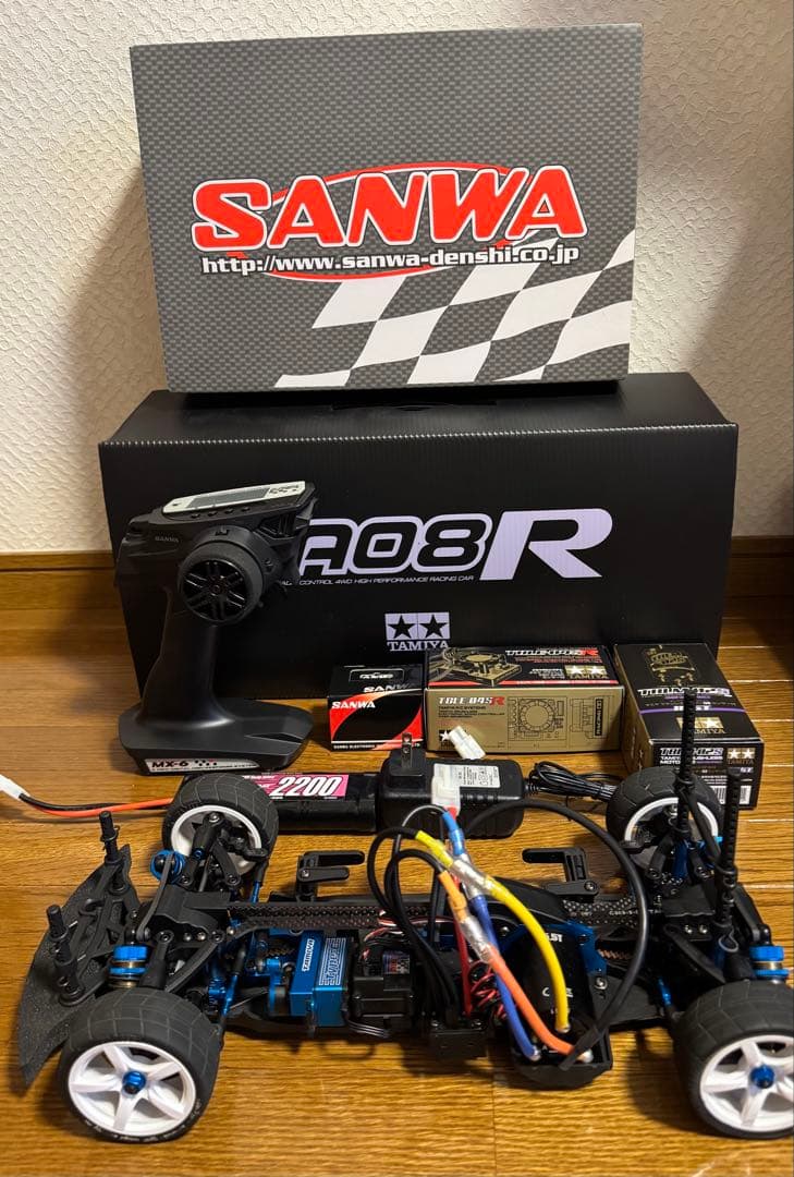 タミヤ TA08Rシャーシ サンワ MX-6プロポセット
