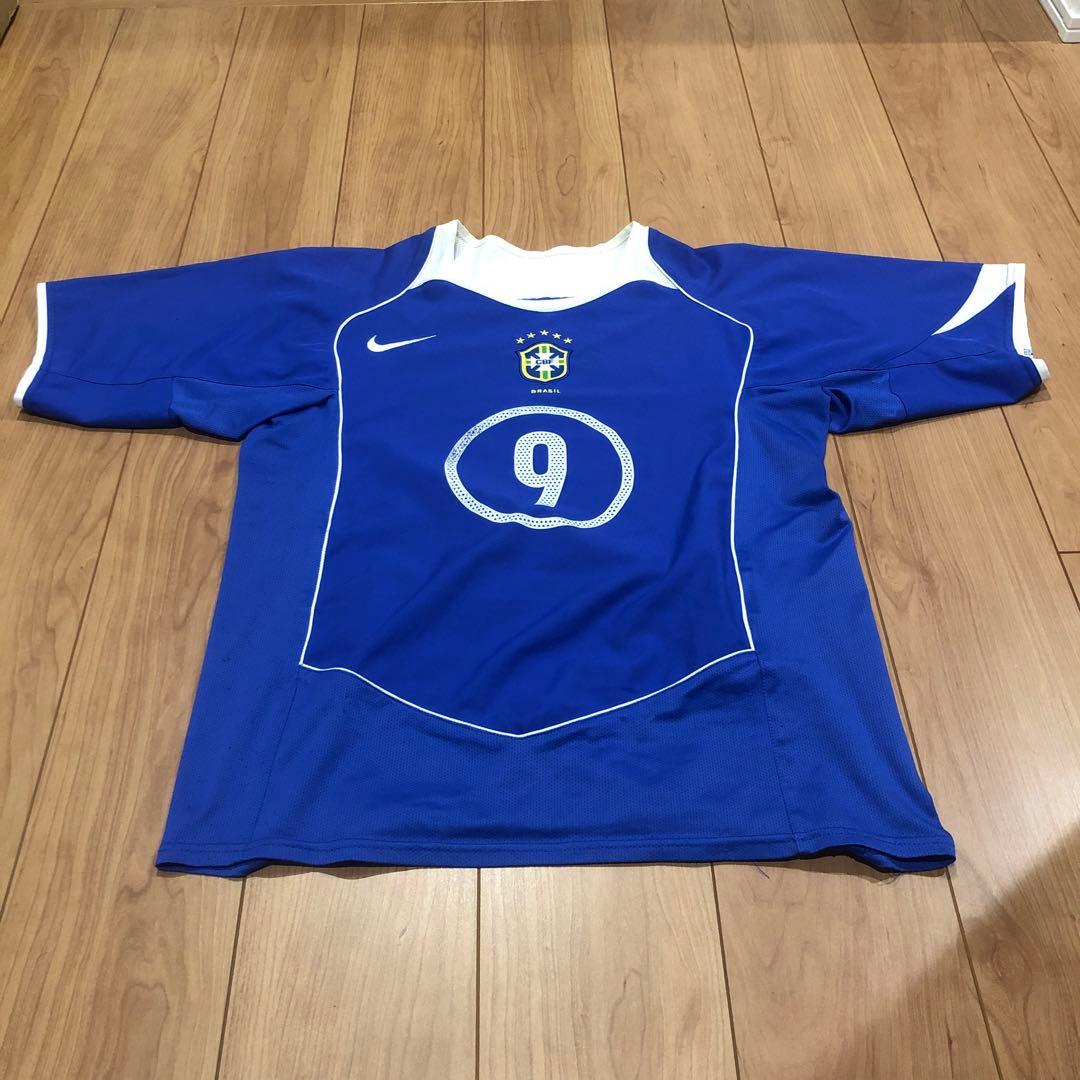 ナイキ 04/05 ブラジル代表 ロナウドユニフォーム アウェイ