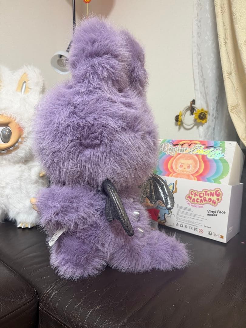 超特大60cmジモモ 羽付きラベンダーエンジェル スペシャルオーダー 紫天使