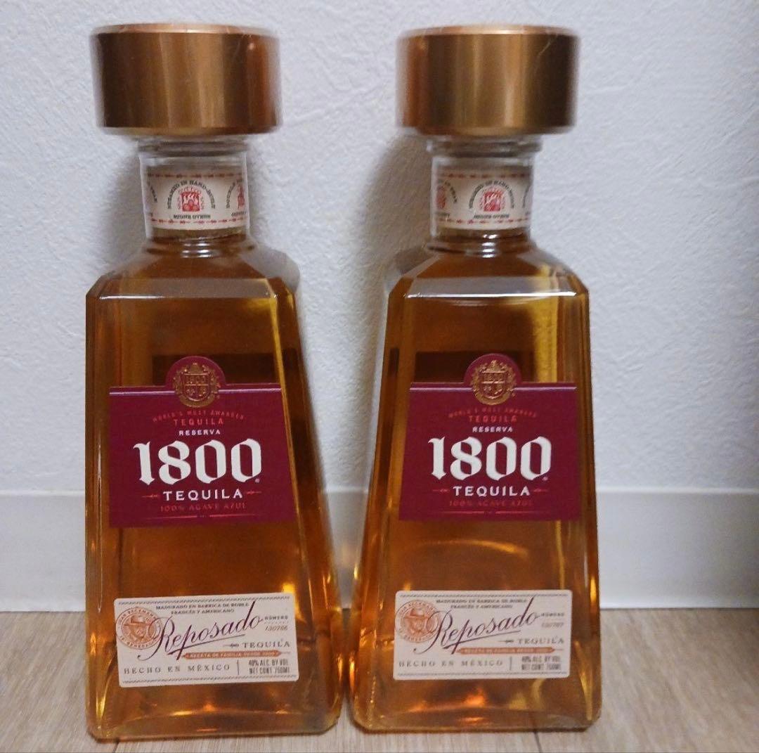 テキーラ1800 リポサド 750ml 2本セット