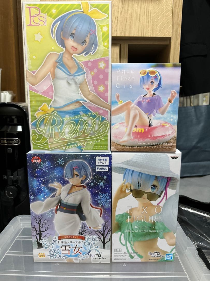 リゼロ　プライズ　フィギュア　レム　4体セット