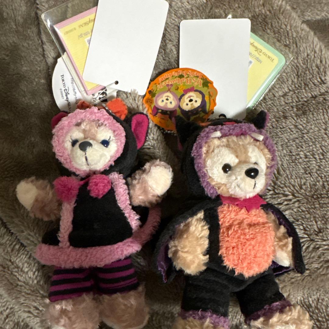 【まとめ売り】12個　ダッフィー ＆シェリーメイ　ぬいぐるみバッチ＆ストラップ