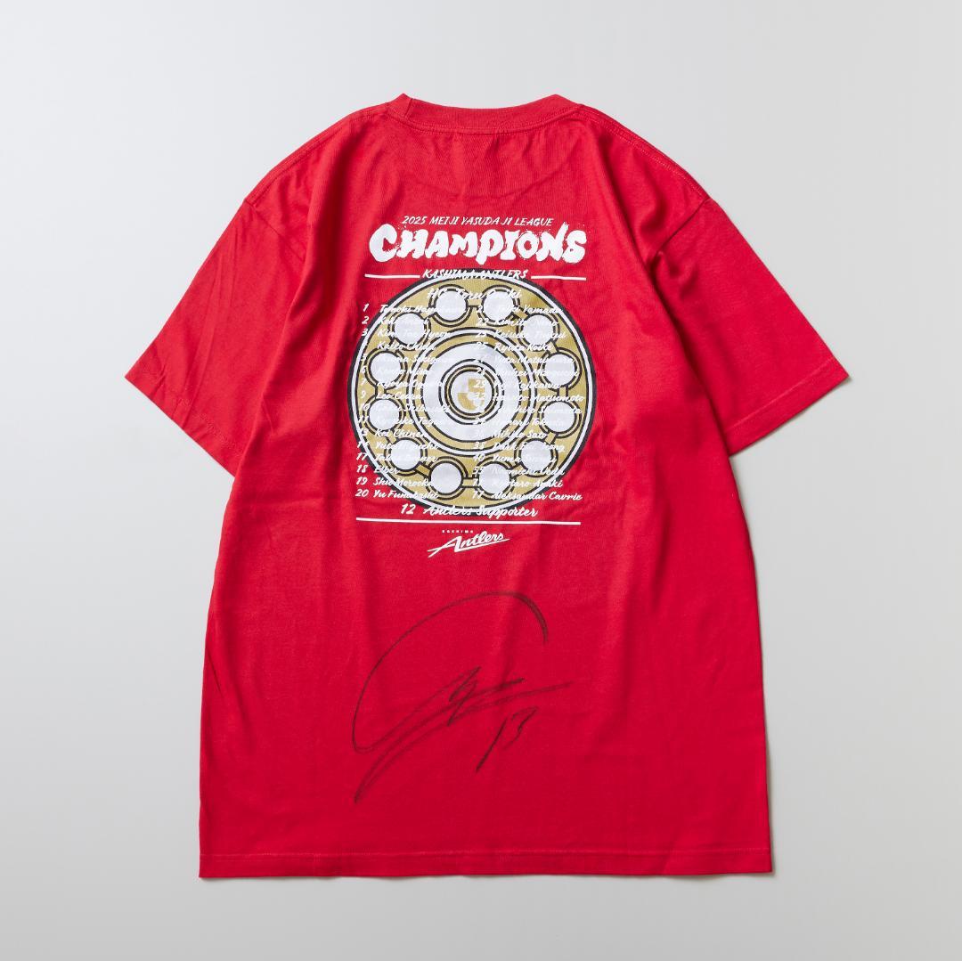 マ*ド様 知念 慶選手のサイン入り「25Ｊ１リーグ優勝記念Tシャツ」