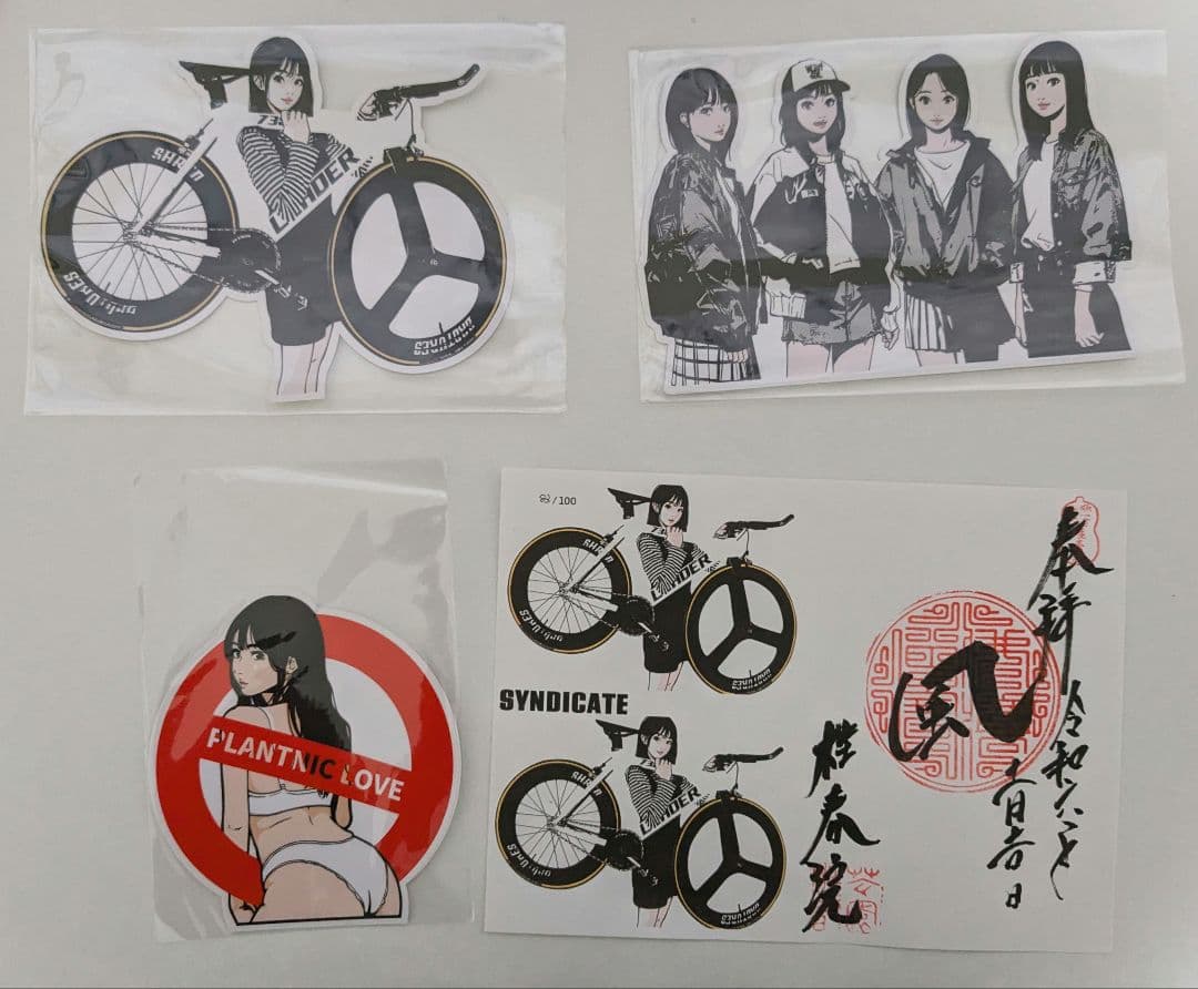 backsideworks　妙心寺　御朱印　ステッカー　3種　100枚限定