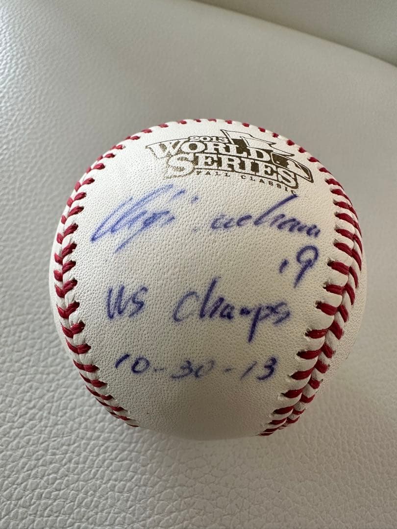 元ボストンレッドソックス上原浩司選手直筆サインボール