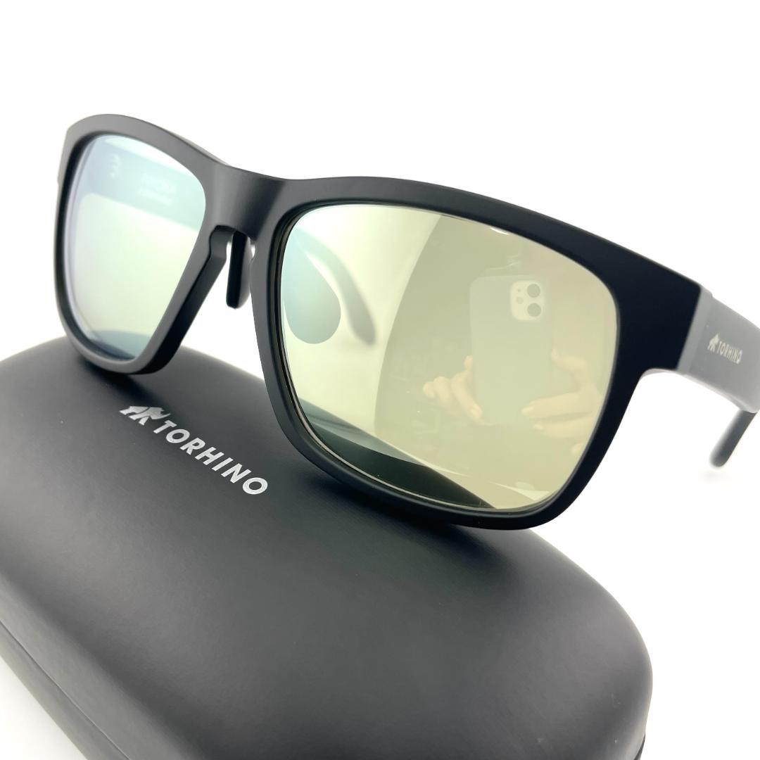 トライノ　偏光サングラス　シューターGR/ミラー　釣りアウトドア　メンズ