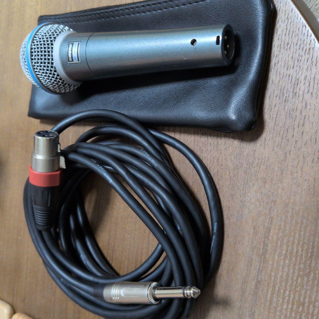 ☆週末お値下☆SHURE BETA 58A ( 専用ポーチ＆シールド付き)