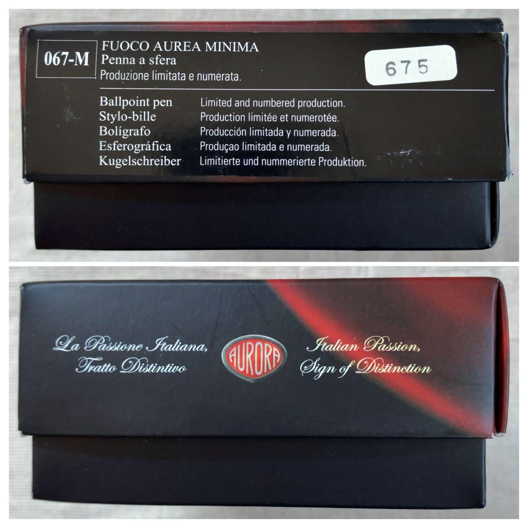 AURORA／AUREA MINIMA／FUOCO／ボールペン／イタリア製／限定